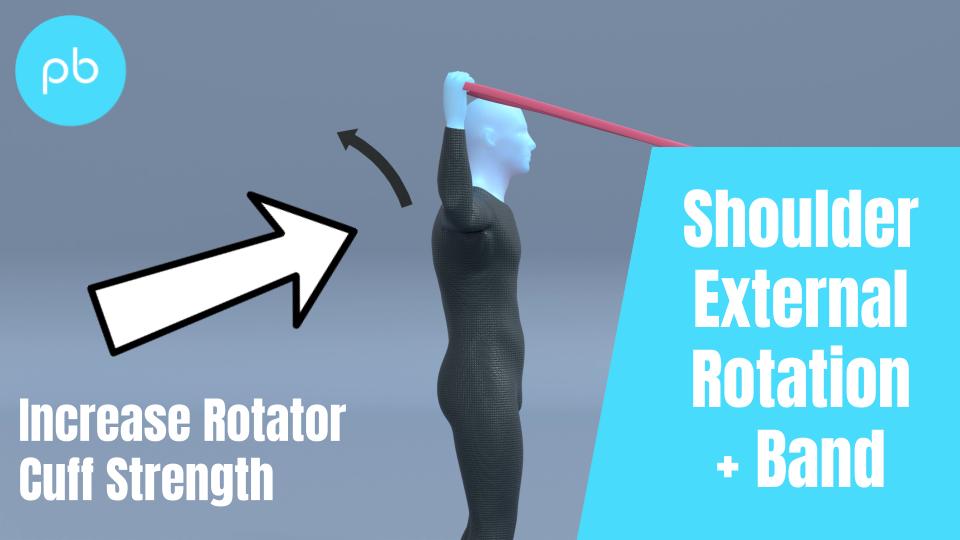 Resistance Band External Rotation at 90 Degrees