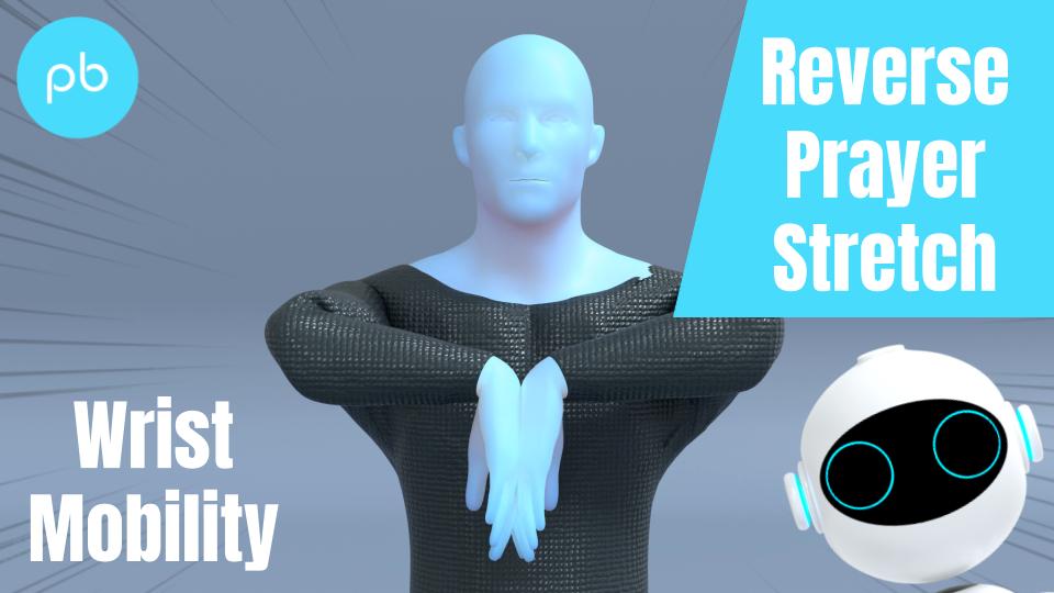 Wrist Flexion Mobility Reverse Prayer Stretch