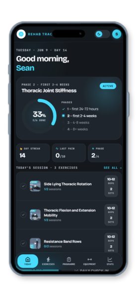 Physio Rehab Tracker App